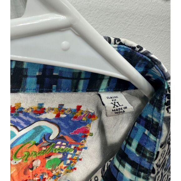 Robert Graham‎ Classic Fit Button Up Shirt Men's Size XL - Picture 3 of 4